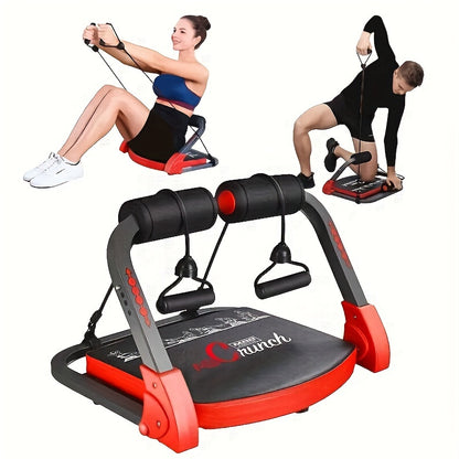 Ultimate Home Gym Trainer - Ab Crunch, Sit Up, Rowing, Push Up, Leg Training Machines for Full Body Exercise, Core Strength, and Muscles Building - Space-Saving, Adjustable, and Durable Fitness Equipment for Men and Women