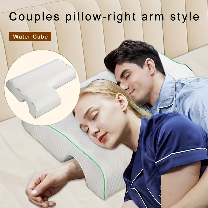 1pc Memory Foam Pillow For Couples With Slow Rebound Contour Cuddle Pillow