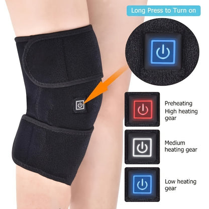 Multi-Functional Knee Wrap: Easy USB Charging and Adjustable Temperature for a Comfortable Experience, Bringing Warmth and Relaxation in Cold Weather, Perfect for Various Leisure Settings