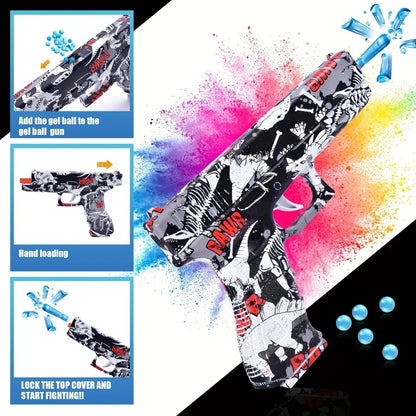 Ball Blaster Pistol Toys, Manual Blaster, NO Need Charge Outdoor Shooting Toy gun