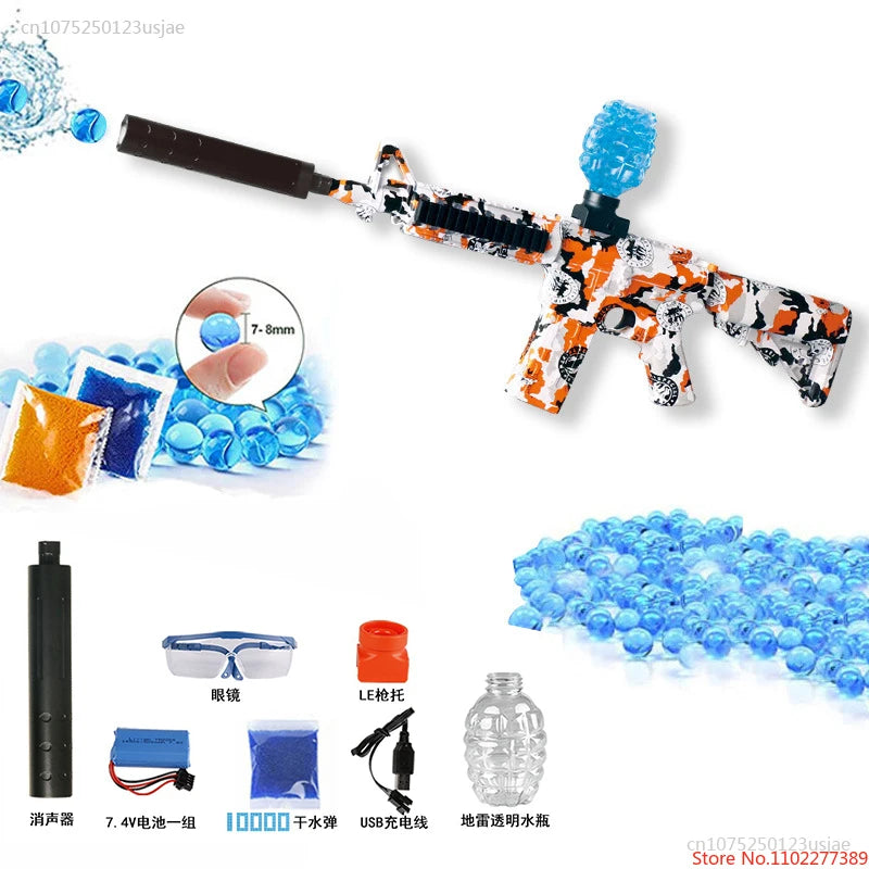 Electric M416 Gel Ball Toy Gun Buy 1 Get 1 Free Gift