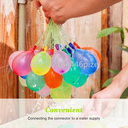 111pcs/bag Filling Water Balloons Funny Summer Outdoor Toy Balloon Bundle Water Balloons Bombs Novelty Gag Toys For Children