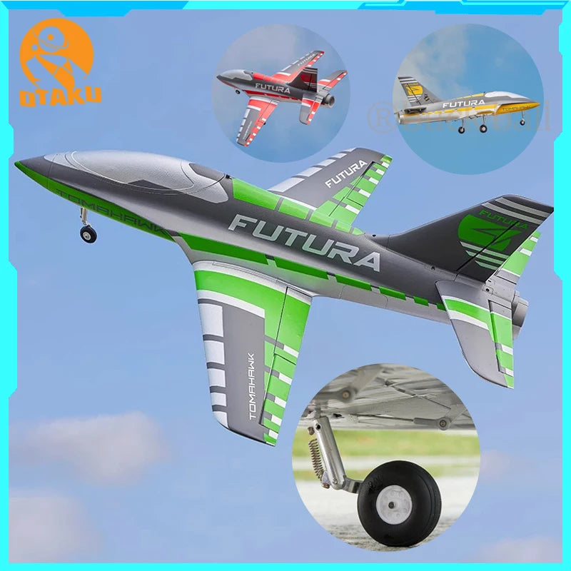 FMS PNP 64mm Rc Futura Airplane XT60 Tomahawk With Flaps Sport