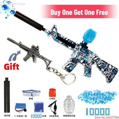 Electric M416 Gel Ball Toy Gun Buy 1 Get 1 Free Gift