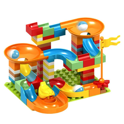 Dinosaur Marble Race Run Big Blocks Plastic