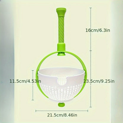 Versatile Rotating Drain Basket for Fruits & Vegetables