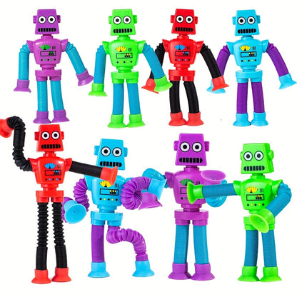 Stretchy Robots: Colorful, Flexible Toy Hand Puppets for Kids