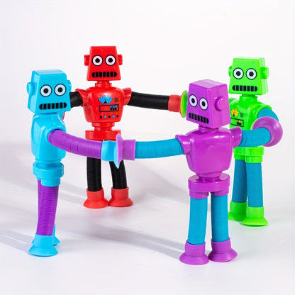 Stretchy Robots: Colorful, Flexible Toy Hand Puppets for Kids