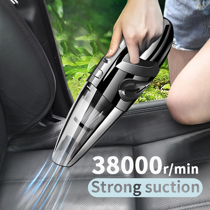 PowerMax Cordless Vacuum Cleaner - High-Capacity, Portable, and Lightweight Design for Efficient Home and Car Cleaning with Upgraded Aluminum Blade Suction Port, Powerful Motor, and Long-Lasting Lithium Battery