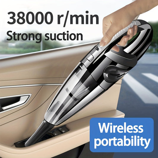 PowerMax Cordless Vacuum Cleaner - High-Capacity, Portable, and Lightweight Design for Efficient Home and Car Cleaning with Upgraded Aluminum Blade Suction Port, Powerful Motor, and Long-Lasting Lithium Battery